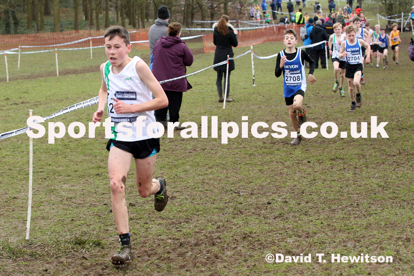 Boys under-13s, 2020 British Athletics Inter Counties Cross Country Champs., Prestwold Hall, Loughborough. Photo: David T. Hewitson/Sports for All Pics
